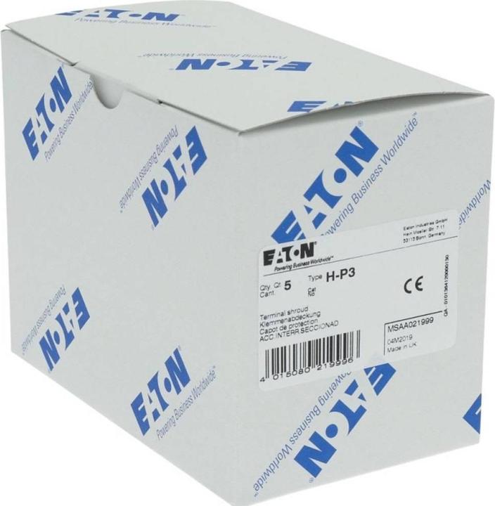 Actual product image Eaton Electric GmbH Terminal cover power isolator P3 H-P3