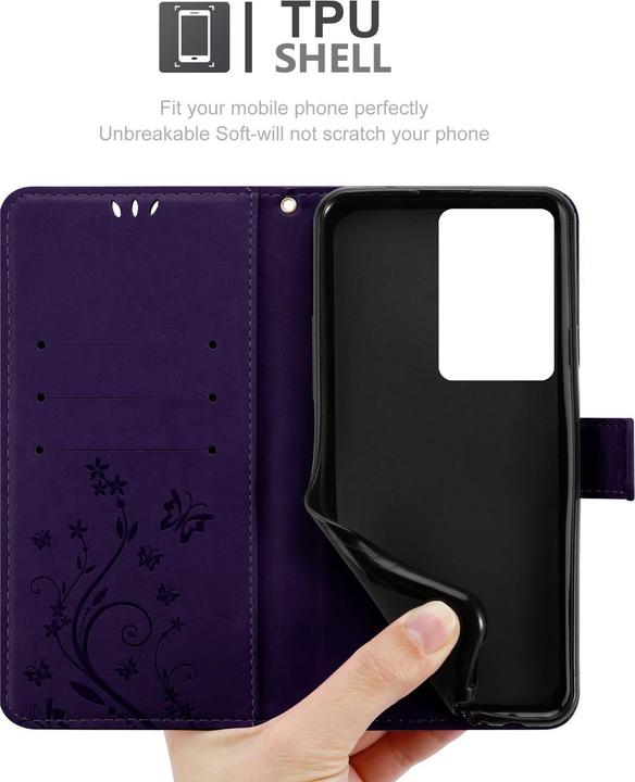 Immagine prodotto Cadorabo Custodia per Realme C75 Flower Book (Siemens CC75)