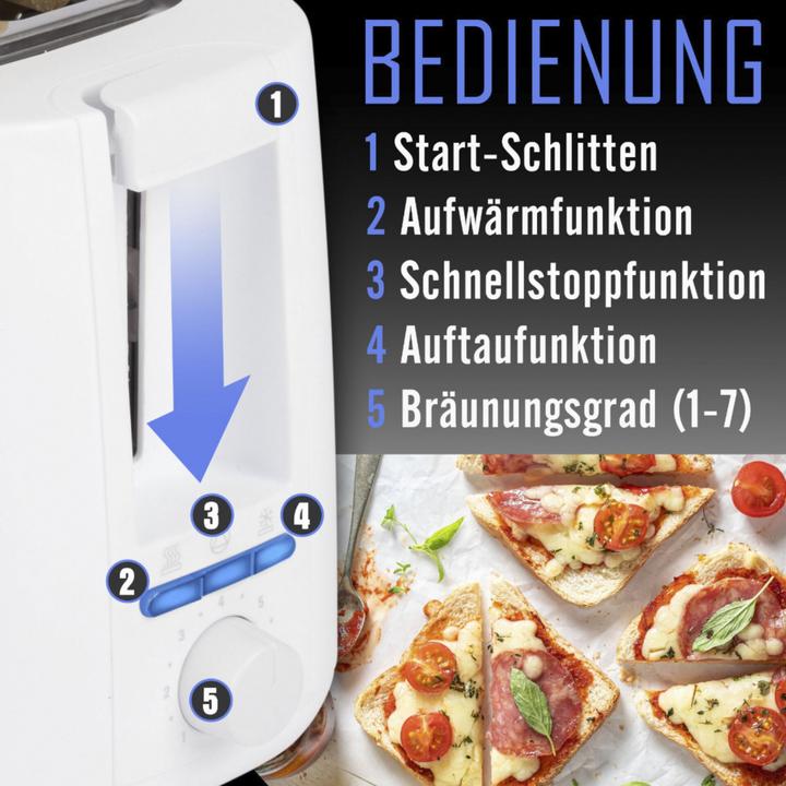 Produktbild Clatronic TA 3802 Langschlitztoaster