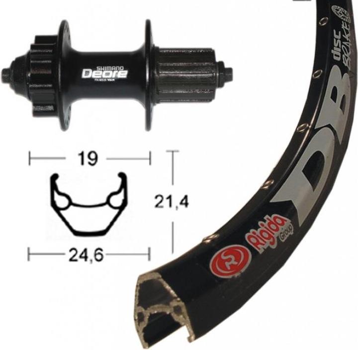 Actual product image Ryde H-bicycle Zac 2000 (Rear wheel, 28")