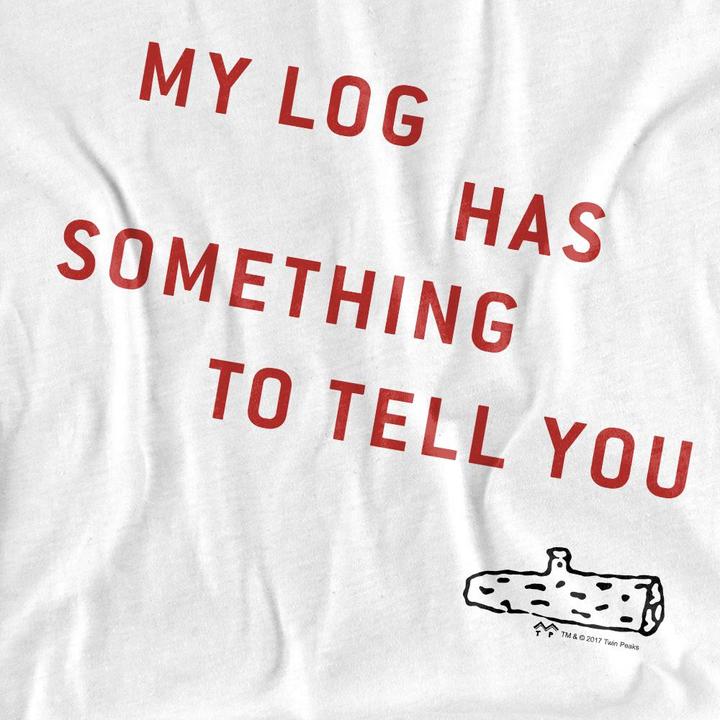 Actual product image Twin Peaks Unisex Adult My Log T-Shirt (L)