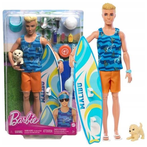Actual product image Barbie Ken Surfer Doll & Accy