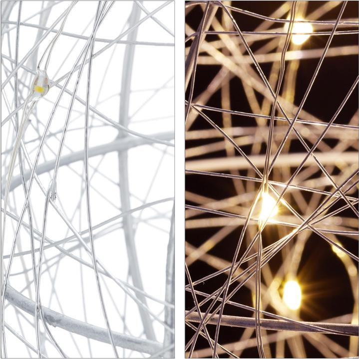 Actual product image Relaxdays Decorative LED Ball 20 cm (20 x 20 x 20 cm)