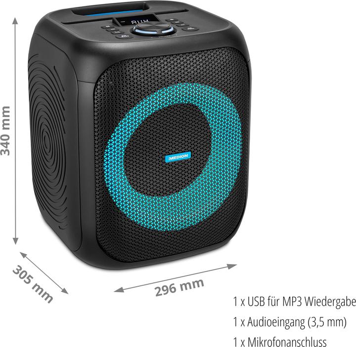 Actual product image Medion LIFE S61991 (3 h, Rechargeable battery operated, Electrical connection)