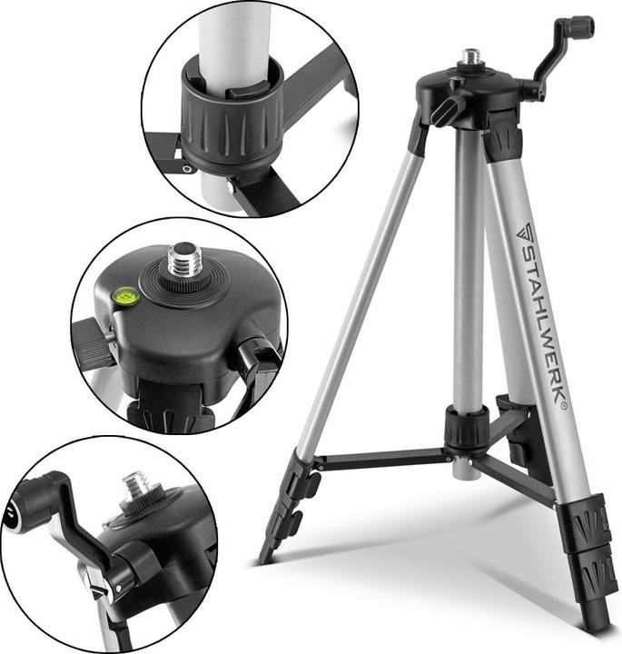 Produktbild Stahlwerk Universal-Stativ für Kreuzlinienlaser KL-5 ST auf 280 mm ausfahrbar