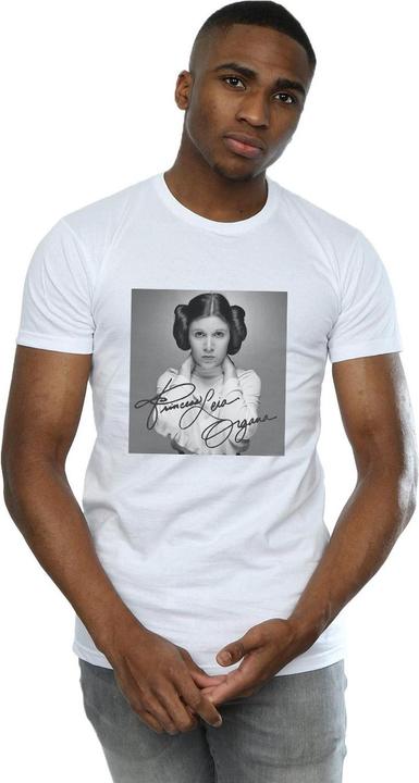 Actual product image Star Wars Mens Princess Leia Organa T-Shirt (XL)