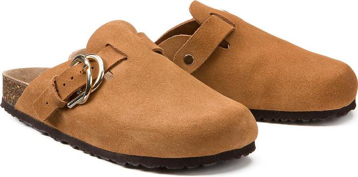 Image du produit La Redoute Collections Mules en cuir velours (36)