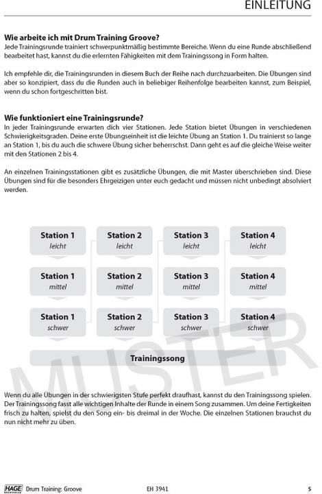 Produktbild Drum Training Groove + CD + DVD (Deutsch, Martin Klee, Helmut Hage, 2012)