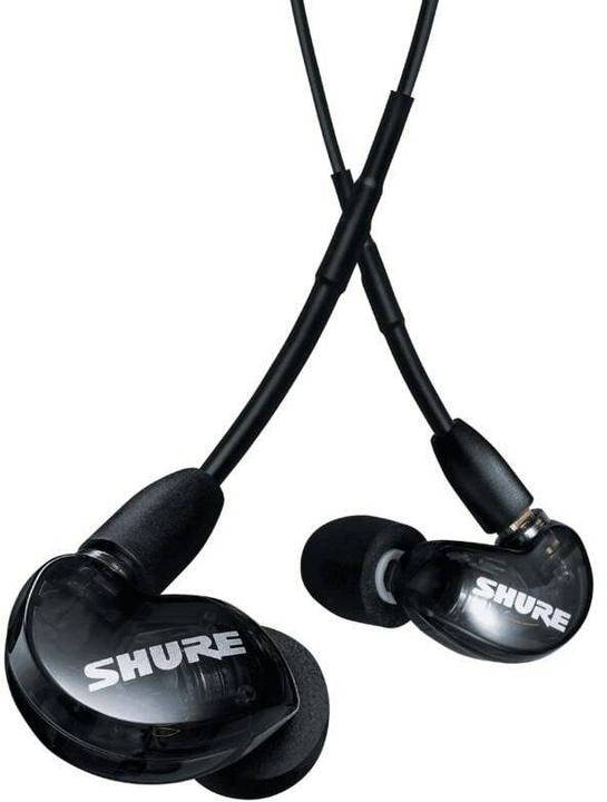 Shure In-Ear Headphones SE215-K-EFS Black (No noise cancelling, Cable)