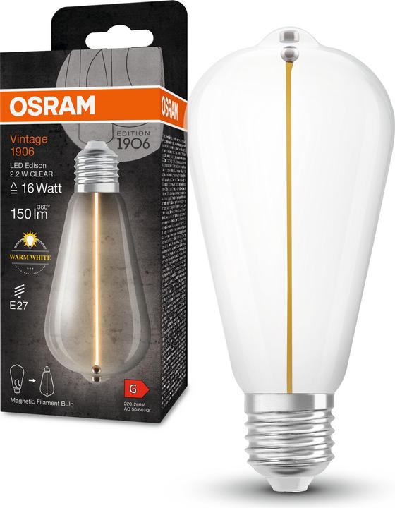 Produktbild Ledvance LED-Lampe (E27, 2.20 W, 150 lm, 4 x, G)