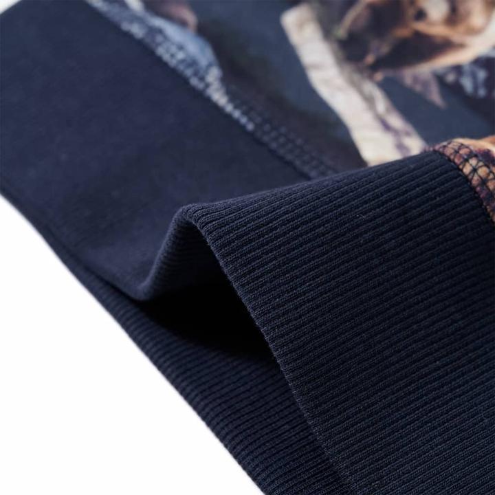Immagine prodotto VidaXL Felpa da bambino blu navy 128,Materiale: 95 % cotone. 5 (128)