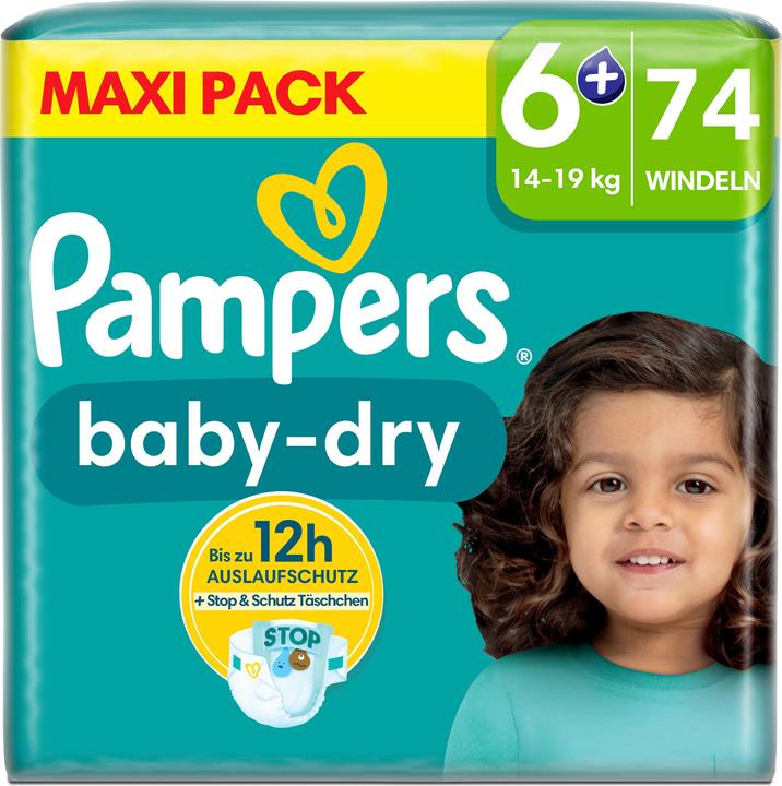 Immagine prodotto Pampers Baby-Dry (Dimensione 6, 74 Pezzo/i)