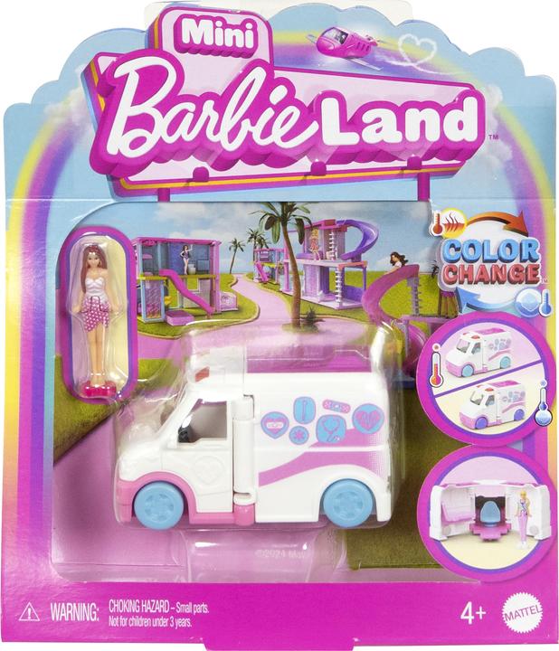 Barbie Mini BarbieLand Ambulance with doll