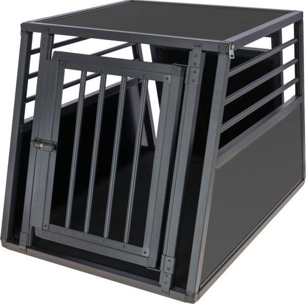 Kerbl Hundetransportbox Vacation Alu Eintürig Large (Hund, Sicherheitsverschluss, Atmungsaktiv)