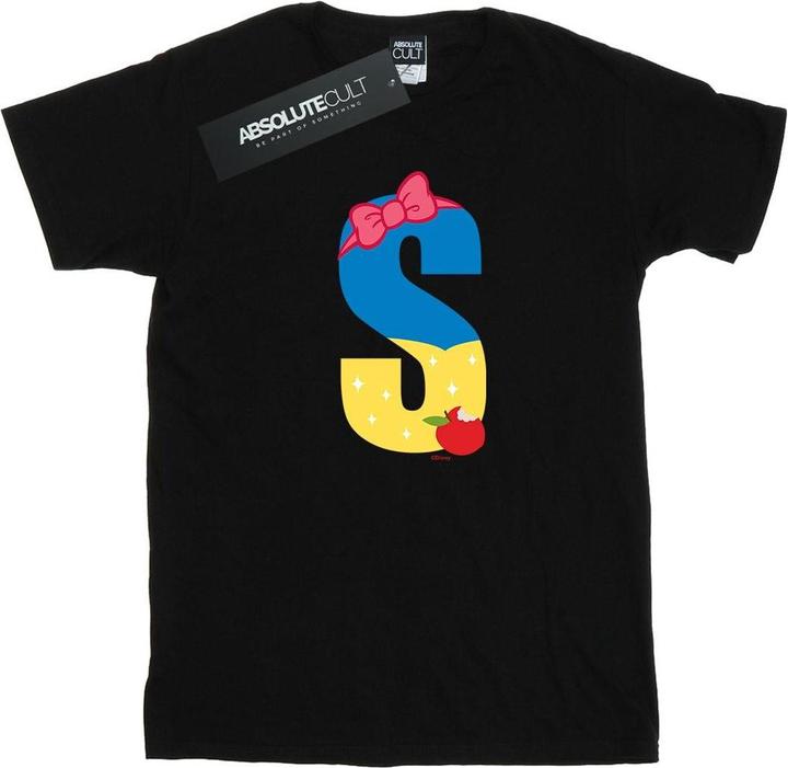 Immagine prodotto Disney Alphabet S Is For Snow White Maglietta Ampia Donna (L)