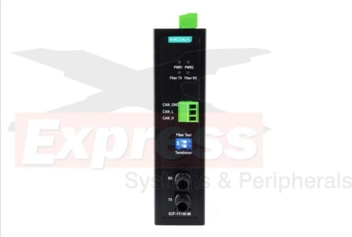 Immagine prodotto Moxa ICF-1170I-M-ST-T - Convertitore CANbus-fibra, multimodale, connettore ST, temperatura di