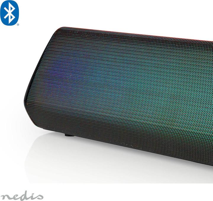 Actual product image Nedis Bluetooth® speaker | max. battery life: 6 hrs | tabletop design | 18 W | stereo | built-in (6 h, Battery operated)