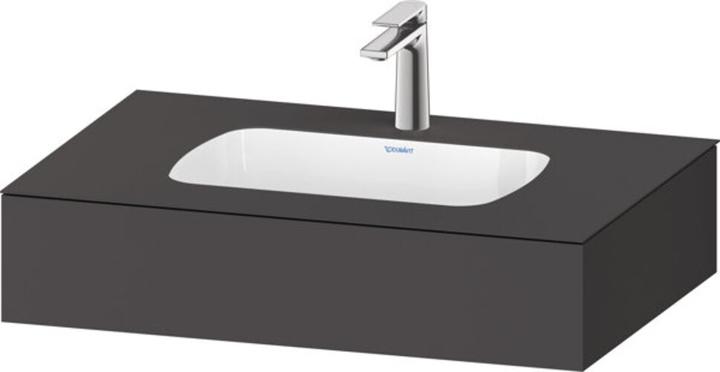 Produktbild Duravit Qatego Einbauwaschtisch mit Konsole, 800x550x170mm