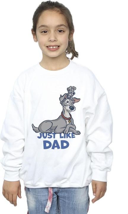Image du produit Disney - Sweat LADY AND THE TRAMP JUST LIKE DAD - Fille (128)