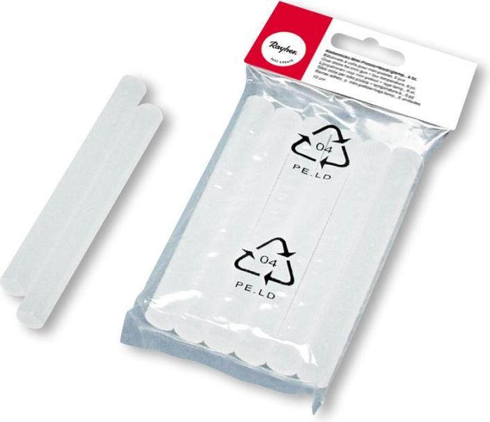 Rayher Hot glue sticks transparent, 6 pcs.