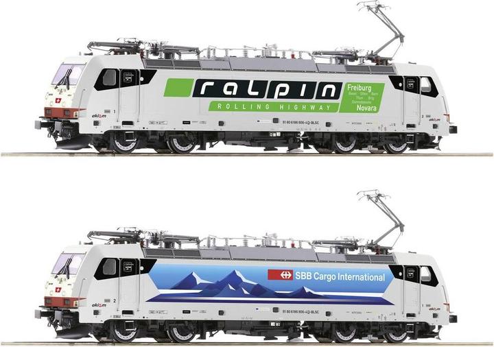 Image du produit Roco 70733 H0 Locomotive électrique 186 906-4 de la SBB/Ralpin (Voie VI)