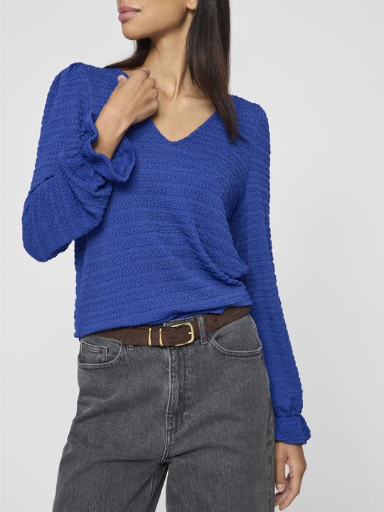 Actual product image Vila V-neck top with long sleeves (S)
