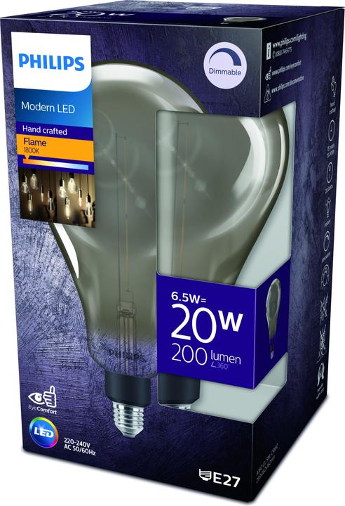Actual product image Philips Professional gray (E27, 6.50 W, 200 lm, 1 x, F)