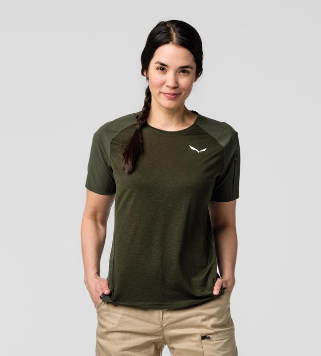 Produktbild Salewa Puez Merino Hybrid T-Shirt Damen (40, 46, L)
