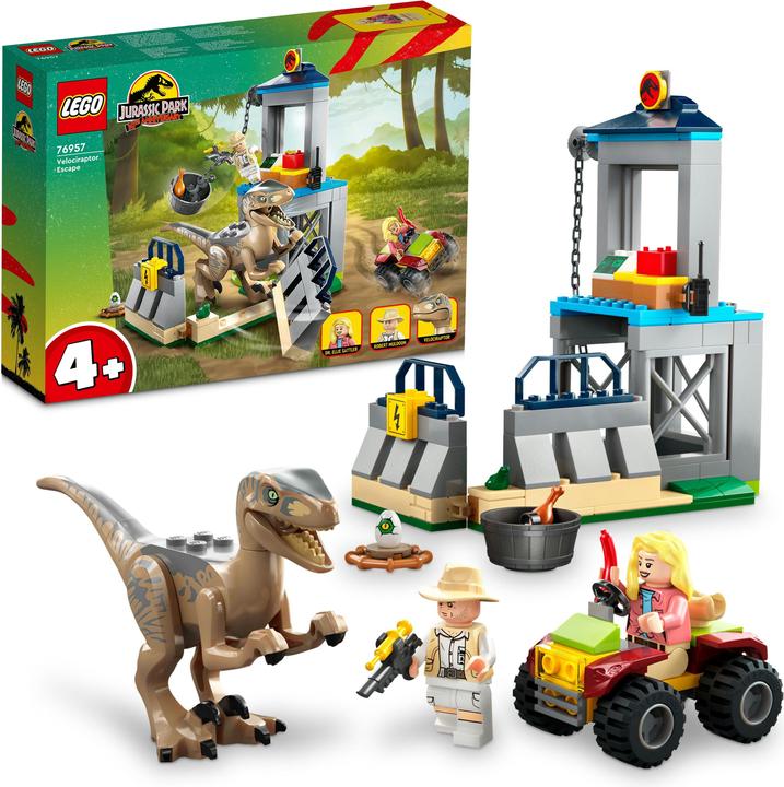 Produktbild LEGO Jurassic World Escape Velociraptora 76957 (76957, LEGO Jurassic World)