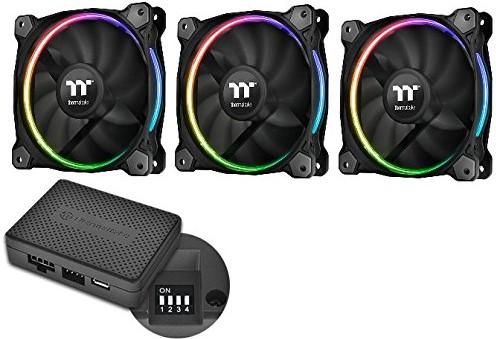 Image du produit Thermaltake Ventilateur Riing 14 RGB LED TT Premium Edition - Set de 3 pièces (140 mm, 3 x)