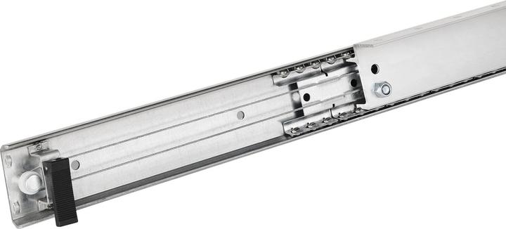 Pöttker Ausziehtischführung TOPSLIDE, Auszugsweg 620 mm, Länge 1000 mm, Stahl/Aluminium