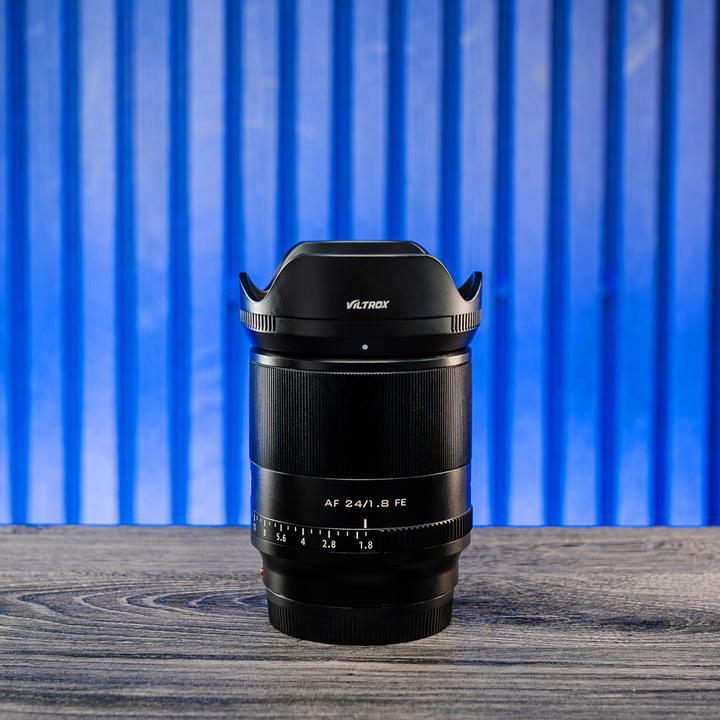 Actual product image Viltrox AF 24/1.8 E Full Frame. Manual focus cine lens for Sony E mount (Sony E, APS-C / DX)