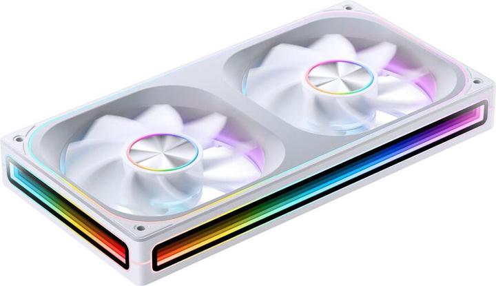 Jonsbo ZA-240 Infinity Mirror ARGB Reverse Blade PWM Lüfter - 240mm, weiss (240 mm)