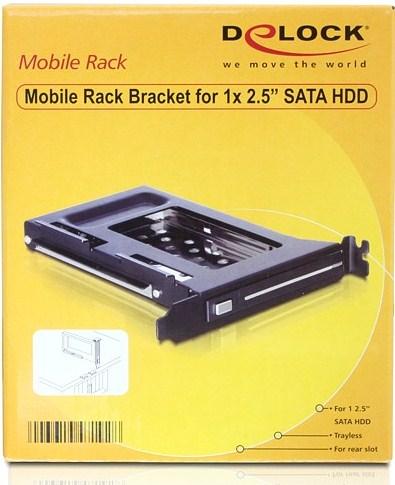 Produktbild Delock Einbaurahmen für 1 x 2.5"HDD/SDD