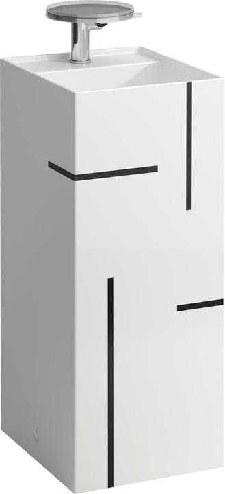 Produktbild Laufen Waschtisch KARTELL 375x435x900mm frst o ÜL 2 HL m Dek Linie (435 mm, 375 mm)