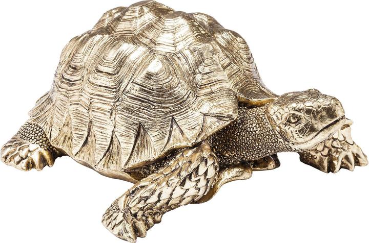Image du produit Designlife Figurine décorative Turtle doré PM (14,5 x 30 x 25,5 cm)