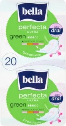 Actual product image Bella Perfecta Ultra Green Damenbinden, 20 Stück (20 x, Sanitary pads)