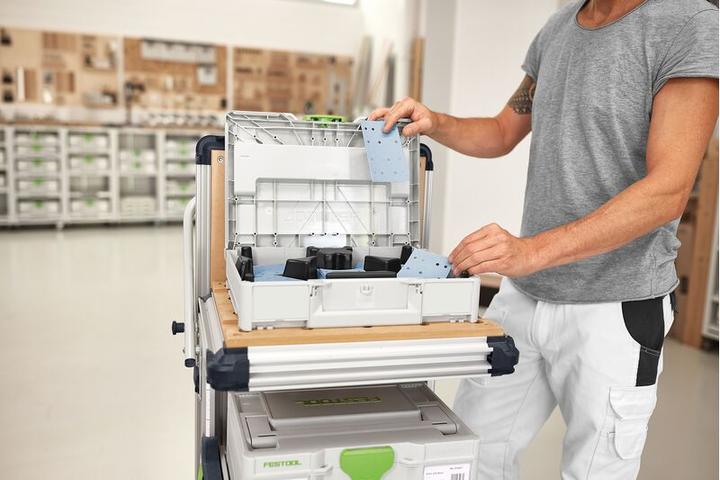 Produktbild Festool Schleifmittel-Systainer³ SYS-STF 80X133 GR-Set (P80, P180, P220, P60, P120)