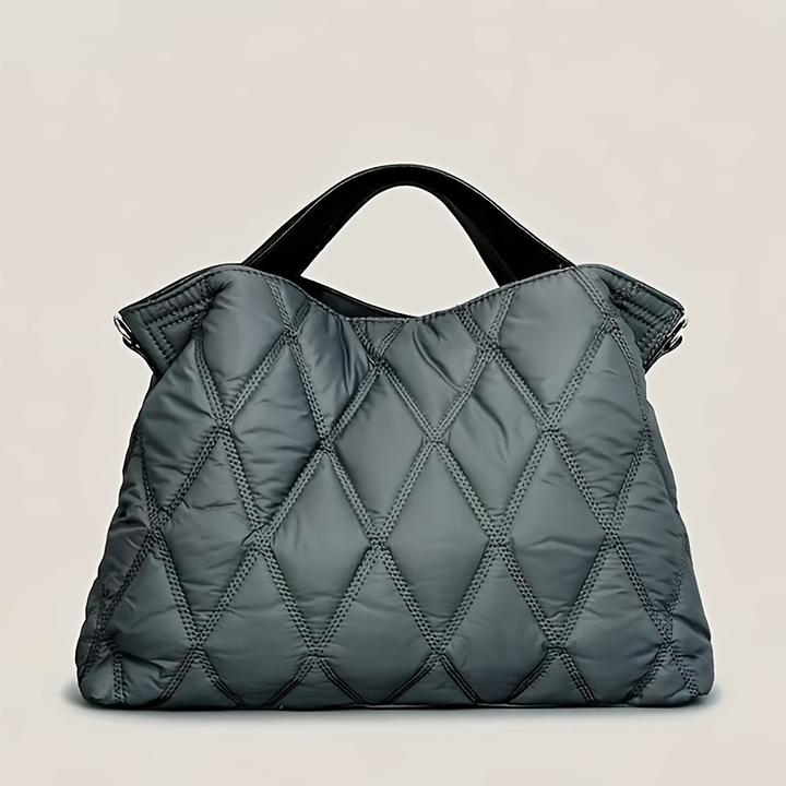 Only-Bags.Store Sac fourre-tout matelassé tendance, sac à bandoulière en nylon en forme de losange, sac à main doux