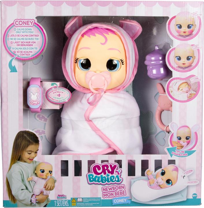 IMC Toys Cry Babies NewBorn Coney