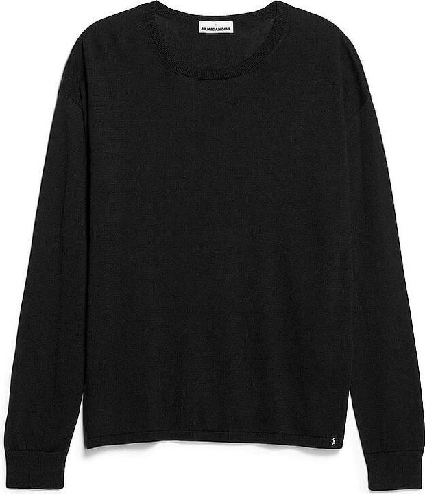 Actual product image Armedangels Laarni Pullover Long Sleeve Black (XS)