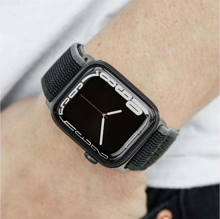 Actual product image Vonmählen Bracelet Trekking Loop Apple Watch 38/40/41 mm Blue/Black (41 mm, Nylon)