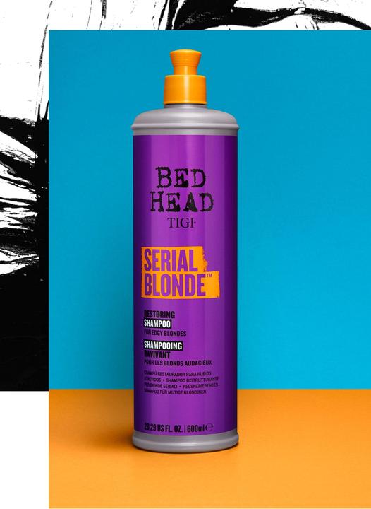 Produktbild Tigi BH serial Blonde Shampoo 400ml Bed Head (400 ml, Flüssiges Shampoo)