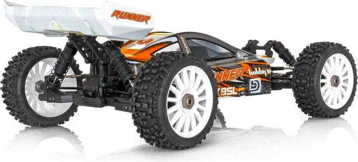 Actual product image Hobbytech Buggy BX8 Runner, Brushed, Orange, ARTR, 1:8 (ARR Almost Ready to Run)