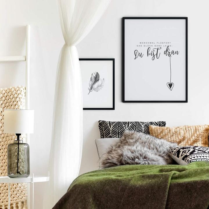 Image du produit Trenddeko Parfois, le bonheur chuchote tout doucement (30 x 40 cm)