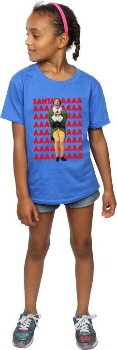Immagine prodotto Elf Buddy Santa Scream Maglietta Ragazze (128)