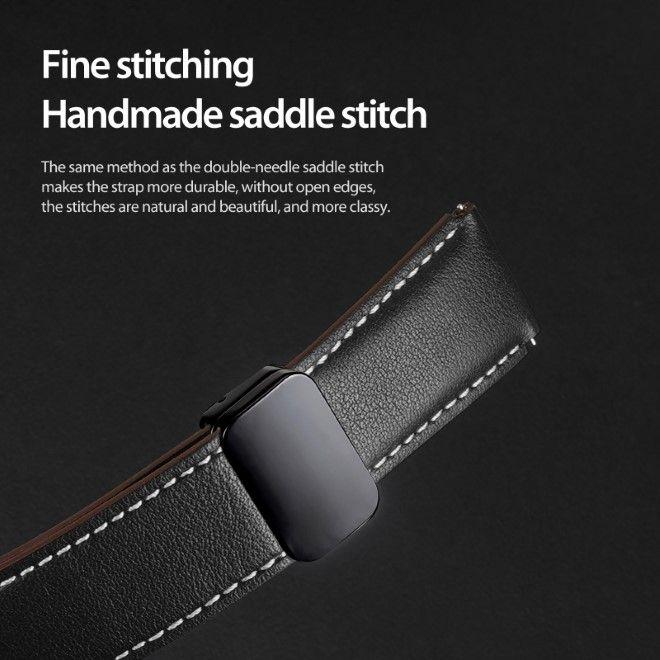 Actual product image Dux Ducis YA Series genuine leather strap (22 mm, Genuine leather, Galaxy Watch3 (45mm), Gear S3 Classic, Gear S3 Frontier)