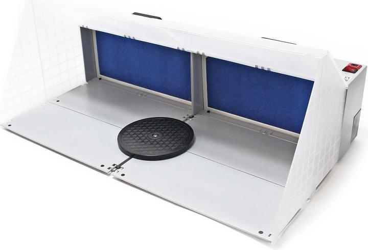 Image du produit Wiltec Airbrush Cabine d’aspiration pour Airbrush 6 m³/min Filtre Brouillard de peinture