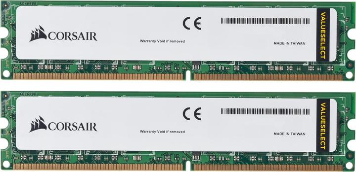 Produktbild Corsair ValueSelect (2 x 4GB, 1333 MHz, DDR3-RAM, DIMM)