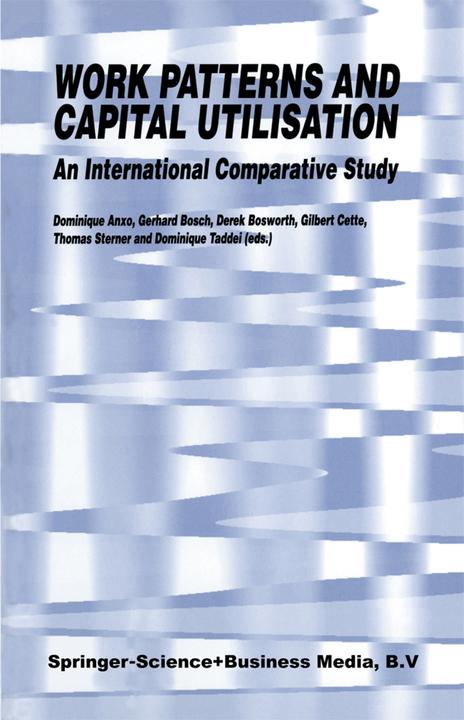 Produktbild Work Patterns and Capital Utilisation (Englisch, Gerhard Bosch, Dominique Taddei, Thomas Sterner, Derek Bosworth, Gilbert Cette, D. Anxo, 2013)